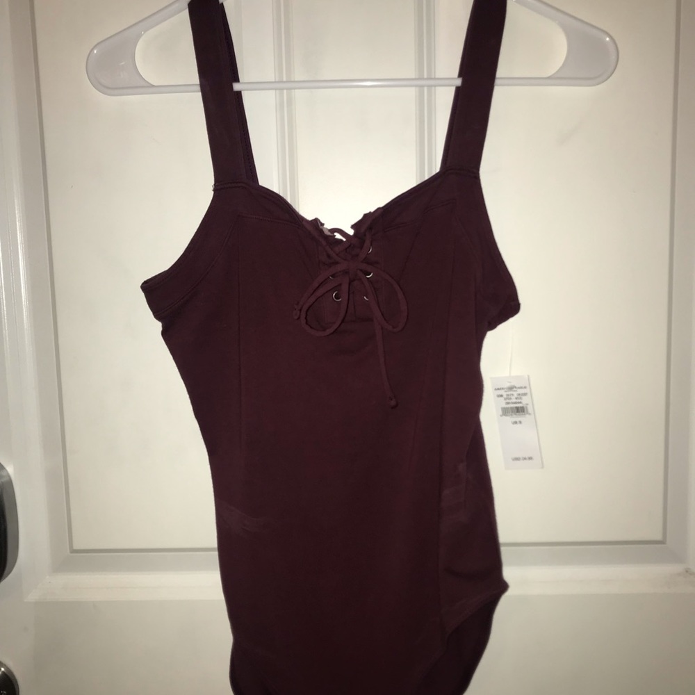 American Eagle Tie Up Body Suit